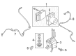 Diagram for Ford ABS Pump And Motor Assembly - KL1Z-2C215-B