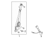 Diagram for 2022 Ford Bronco Seat Belt - N2DZ-58611B09-AB