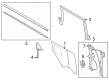 Diagram for 2022 Ford Bronco Window Run - M2DZ-7825767-A