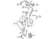 Diagram for 2022 Ford Explorer Water Pump - L1MZ-18D473-PAD