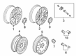 Diagram for 2022 Lincoln Aviator Wheel Cover - LC5Z-1130-A