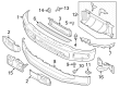 Diagram for 2023 Ford F-250 Super Duty Air Deflector - LC3Z-17B968-A