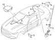 Diagram for 2020 Ford Mustang Car Speakers - KR3Z-18808-CB