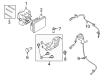 Diagram for Ford Police Responder Hybrid ABS Pump And Motor Assembly - KG9Z-2C219-M