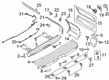 Diagram for 2022 Ford Transit Bumper - LK4Z-17C829-FA