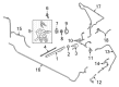 Diagram for 2022 Lincoln Navigator Windshield Washer Nozzle - NL7Z-17603-B