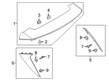 Diagram for 2020 Ford Escape Spoiler - LJ6Z-7844210-AMPTM