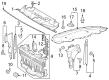 Diagram for 2024 Ford Mustang Air Deflector - PR3Z-8311-B