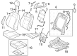 Diagram for 2024 Ford Mustang Seat Cushion - PR3Z-63632A22-D