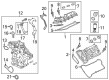 Diagram for 2021 Ford F-150 Timing Cover Gasket - ML3Z-6020-A