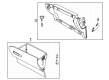 Diagram for Ford Maverick Glove Box - NZ6Z-2606010-AA