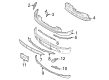 Diagram for 2022 Ford F-150 Lightning Bumper - NL3Z-17D957-ABPTM