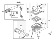 Diagram for 2021 Ford F-150 Air Filter Box - ML3Z-9600-B