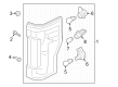 Diagram for 2024 Ford F-250 Super Duty Light Socket - LC3Z-13411-C