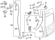 Diagram for 2023 Ford E-Transit Door Latch Assembly - JK4Z-6143288-P