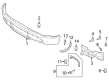 Diagram for Ford F-150 Lightning Bumper - NL3Z-17757-B