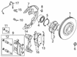 Diagram for Lincoln Corsair Brake Backing Plate - LX6Z-2K005-D