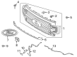 Diagram for 2021 Ford F-350 Super Duty Grille - LC3Z-8200-FA