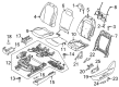 Diagram for 2022 Ford Mustang Mach-E Seat Cushion - LJ8Z-5864811-E