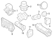 Diagram for 2021 Lincoln Aviator HVAC Control Module - LC5Z-19980-HA