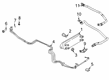 Diagram for Ford F-250 Super Duty Automatic Transmission Oil Cooler Line - HC3Z-7R081-H