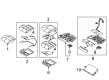 Diagram for 2023 Lincoln Corsair Seat Cushion - LJ7Z-78632A22-CF