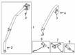 Diagram for 2020 Lincoln Corsair Seat Belt - LJ7Z-78611B09-AG