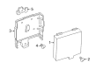 Diagram for Ford Fusion Parking Assist Distance Sensor - HC3Z-14C689-D