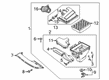 Diagram for 2020 Ford Fusion Air Filter Box - DS7Z-9A600-C