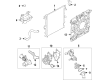 Diagram for Ford Police Interceptor Utility Radiator - L1MZ-8005-D