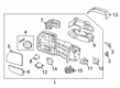 Diagram for 2020 Ford F-350 Super Duty Car Mirror - LC3Z-17683-AB