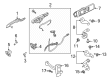 Diagram for 2021 Ford Explorer Power Window Motor - LB5Z-5823395-A