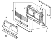 Diagram for Ford Radiator Support - LX6Z-8B455-A