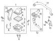 Diagram for Ford F-150 Air Duct - FL3Z-9C623-E