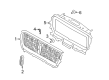 Diagram for 2021 Lincoln Corsair Grille - LJ7Z-8200-CA