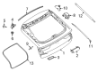 Diagram for 2023 Ford Mustang Mach-E Weather Strip - LJ8Z-5843720-A