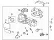 Diagram for Ford F-250 Super Duty Mirror Cover - ML3Z-17A703-AA