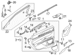 Diagram for 2020 Lincoln MKZ Door Moldings - DP5Z-5400014-AB