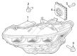 Diagram for 2024 Ford Mustang Headlight - PR3Z-13008-B