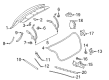 Diagram for Lincoln Continental Door Seal - GD9Z-5443720-B