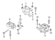 Diagram for 2019 Ford SSV Plug-In Hybrid Engine Mount - DG9Z-6068-S