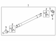 Diagram for 2022 Lincoln Navigator Drive Shaft - JL1Z-4602-Q