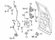 Diagram for 2021 Ford F-350 Super Duty Door Hinge - FL3Z-1826800-C