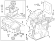 Diagram for 2022 Ford Police Interceptor Utility Brake Master Cylinder Reservoir - L1MZ-2K478-A