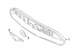 Diagram for 2021 Ford Mustang Grille - JR3Z-8200-DE