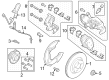 Diagram for 2024 Ford Mustang Brake Dust Shields - PR3Z-2C028-A