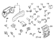 Diagram for 2020 Ford Expedition A/C Switch - LL1Z-18842-BA