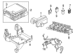 Diagram for 2021 Ford F-150 Relay Block - ML3Z-14A068-Y