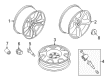 Diagram for 2021 Ford Mustang Spare Wheel - JR3Z-1007-A