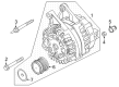 Diagram for 2023 Ford Bronco Sport Alternator - LX6Z-10346-K